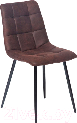 Стул Tetchair Chilly (металл/ткань наппа/темно-коричневый)