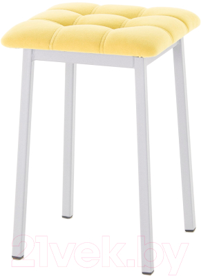 Табурет AMC Comfort 7.5.15 (ткань желтый/серебристый)