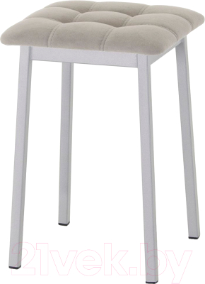 Табурет AMC Comfort 7.5.18 (ткань латте/серебристый)