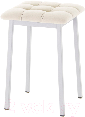 Табурет AMC Comfort 7.5.3 (ткань бежевый/серебристый)