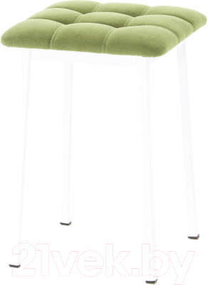 Табурет AMC Comfort 7.6.11 (ткань фисташковый/белый)