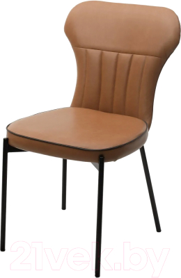 Стул M-City Corda / 629M04947 (MA-4/MA-7 коньяк/темно-серый кант/черный)