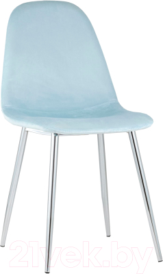 Стул Stool Group Валенсия / DC-93025K HLR-16 (велюр пыльно-голубой/хромированные ножки)