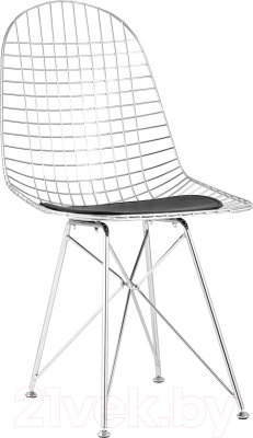 Стул Stool Group Eiffel / AFR-18B-P1 CH/BL (хромированный с черной подушкой)