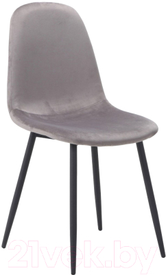 Стул Signal Fox Velvet (серый/черный матовый)