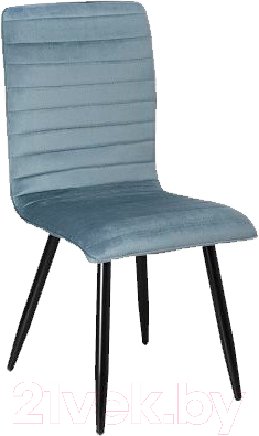 Стул Седия Mako (пыльный голубой велюр HLR-61/черный)