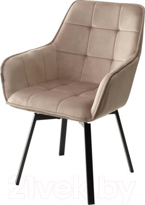 Стул M-City Maverick / 629M04837 (Bluvel-40 бежевый/черный)