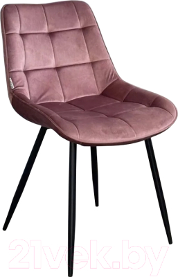 Стул M-City Miami / 628M04299 (G062-23 пепел розы велюр/черный)