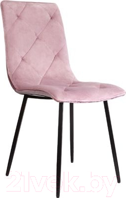 Стул Седия Mira (пыльная роза велюр HLR25/черный)