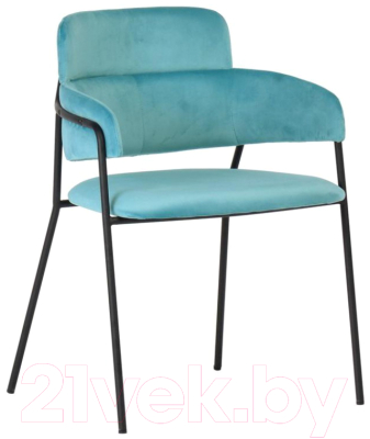 Стул Bradex Napoli FR 0323 (светло-бирюзовый/чёрные ножки)