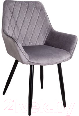 Стул Седия Pablo (светло-серый велюр HLR-20/черный)