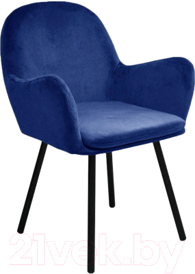 Стул Белс Катарина PR / 451047/FR36 (велюр темно-синий/черный)
