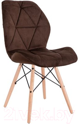 Стул Седия Rio (шоколадный велюр HCJ-10/бук)