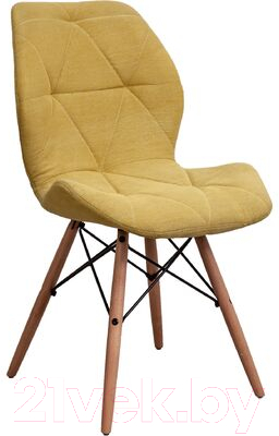 Стул Седия Rio (бледно-желтый JH09-15/бук)