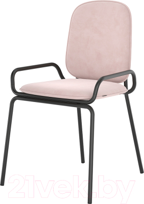 Стул Latitude Ror Double Frame / RORCH2FRBKVLRPK (черный/розовый)
