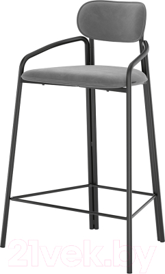 Стул барный Latitude Ror Round / RORBSCHRBKVLRGR (черный/серый)