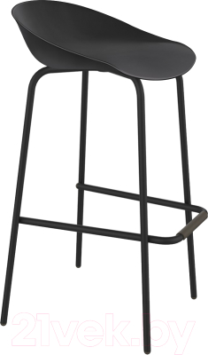 Стул барный Sheffilton SHT-ST19/S29 (черный/черный муар)
