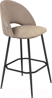 Стул барный Sheffilton SHT-ST34-1/S131 (латте/черный муар)