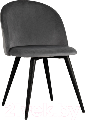 Стул Stool Group Лион (велюр серый/черный)