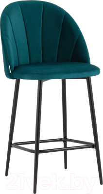 Стул барный Stool Group Логан полубарный (велюр изумрудный)