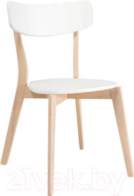 Стул Signal Tibi (белый/дуб беленый)