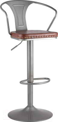 Стул барный Stool Group Tolix Arms Soft / F2535L (регулируемый, серебристый)