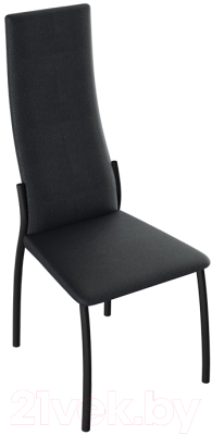 Стул ТриЯ Кредо (черный муар/кожзам черный)