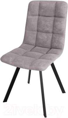 Стул ВВР Чили (профиль черный/велюр дымчато-розовый)