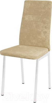 Стул ВВР Амстер (белый/велюр бежевый)