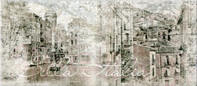 Декоративная плитка PiezaRosa Граффито Сити 137672 (200x450, серый)