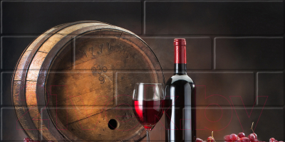 Элемент панно Beryoza Ceramica Брик 1 кремовый (300x600)