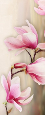 Элемент панно Beryoza Ceramica Мираж 1 серо-розовый (500x200)