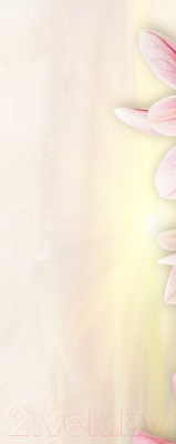 Элемент панно Beryoza Ceramica Мираж 2 серо-розовый (500x200)