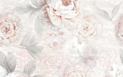 Декоративная плитка PiezaRosa Пионы Деко 4 126876 (400x250, бежевый)