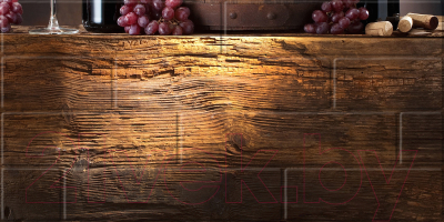 Элемент панно Beryoza Ceramica Брик 4 кремовый (300x600)