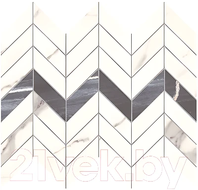 Мозаика Tubadzin Bonella White (246x298)
