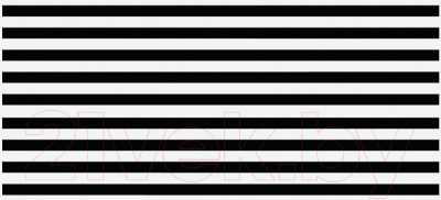 Декоративная плитка Cersanit Evolution Линии (200x440, черно-белый)