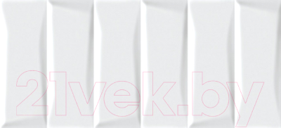 Плитка Cersanit Evolution Кирпичи Рельеф (200x440, белый)