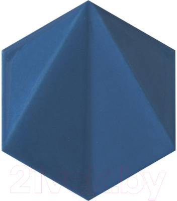 Декоративная плитка Tubadzin D-Free Space Hex Navy-Str (110x125)