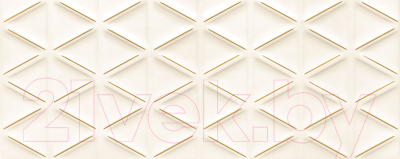 Декоративная плитка Tubadzin DS-Senza Geo White Str (298x748)