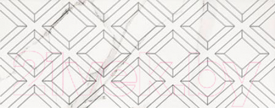 Декоративная плитка Tubadzin D-Vienna White STR (298x748)