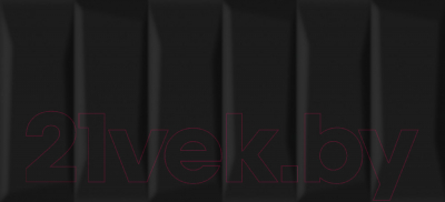 Плитка Cersanit Evolution Кирпичи Рельеф EVG233 (200x440, черный)