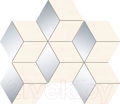 Мозаика Tubadzin M-Senza White Hex (289x221)