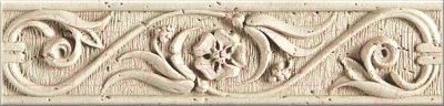 Бордюр Opoczno Амаро Крем Листва OD029-006 (250x60)