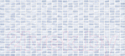 Декоративная плитка Cersanit Pudra Рельеф PDG043D (200x440, голубой)