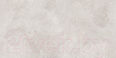 Плитка Meissen State Листья Ректификат 16885 (448x898, серый)