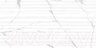 Декоративная плитка Beryoza Ceramica Statuario White Decor (600x300)