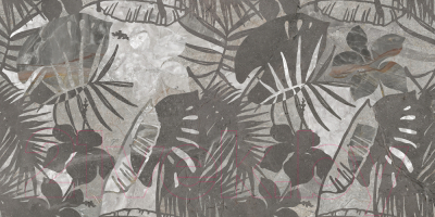 Плитка Cersanit Wonderstone Листья 16531 (297x598, серый)