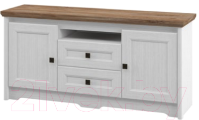Тумба Мебель-Неман Тиволи МН-035-11 (белый структурный/дуб стирлинг)