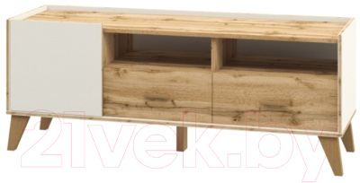 Тумба Мебель-Неман Сканди МН-036-03 (дуб вотан/белый)